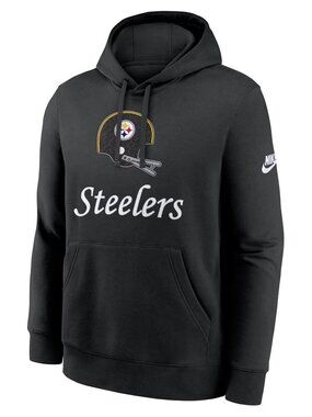 Nike Mens Pittsburgh Steelers Throwback Rewind Retro Hoodie Sweatshirt 2XL XXL